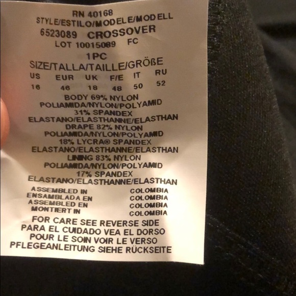 MIRACLESUIT Crossover Mesh One Piece Swimsuit - Picture 5 of 6